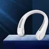 ❄️ Portable Neck Fan Bladeless | Wearable Personal Air Conditioner | 3-Speed USB Rechargeable | Lightweight & Comfortable 🌬️