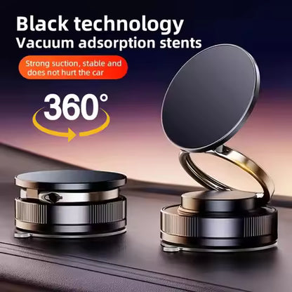 Foldable Magnetic Mobile Holder for Car – Strong Magnet, 360° Rotation & Anti-Slip Base