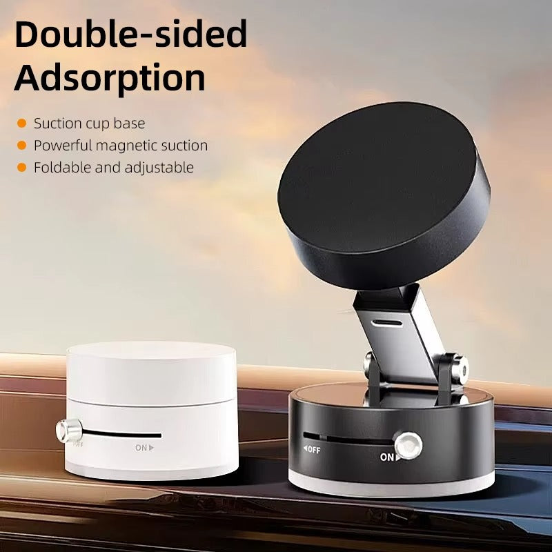 Foldable Magnetic Mobile Holder for Car – Strong Magnet, 360° Rotation & Anti-Slip Base