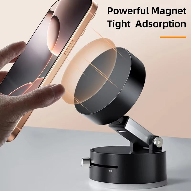 Foldable Magnetic Mobile Holder for Car – Strong Magnet, 360° Rotation & Anti-Slip Base