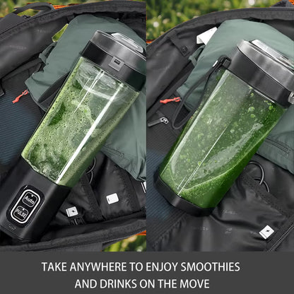 🍓 Portable Juice Blender Bottle 🥤 USB Rechargeable Mini Smoothie Maker | Perfect for Home, Gym & Travel ⚡