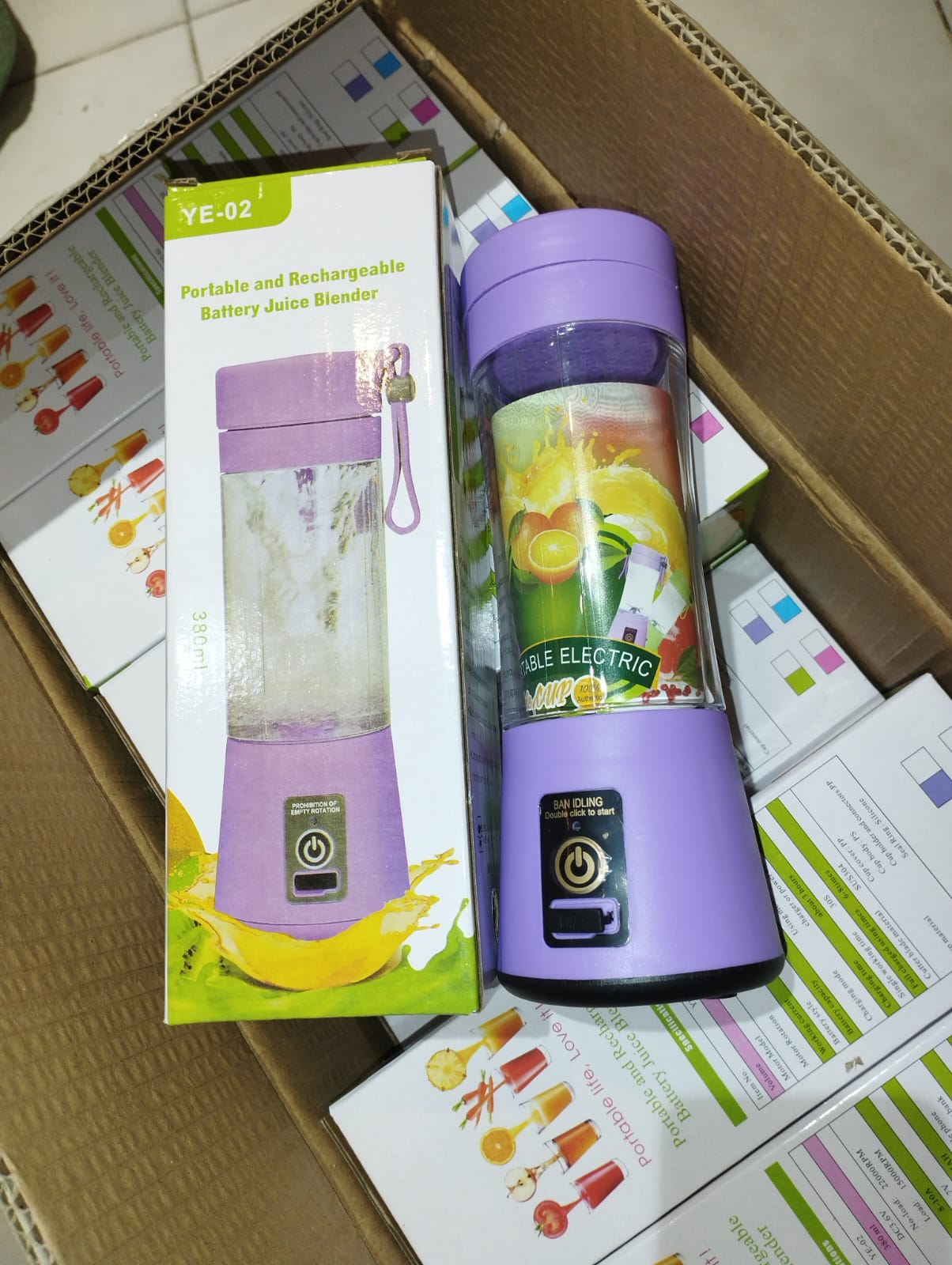 🍓 Portable Juice Blender Bottle 🥤 USB Rechargeable Mini Smoothie Maker | Perfect for Home, Gym & Travel ⚡
