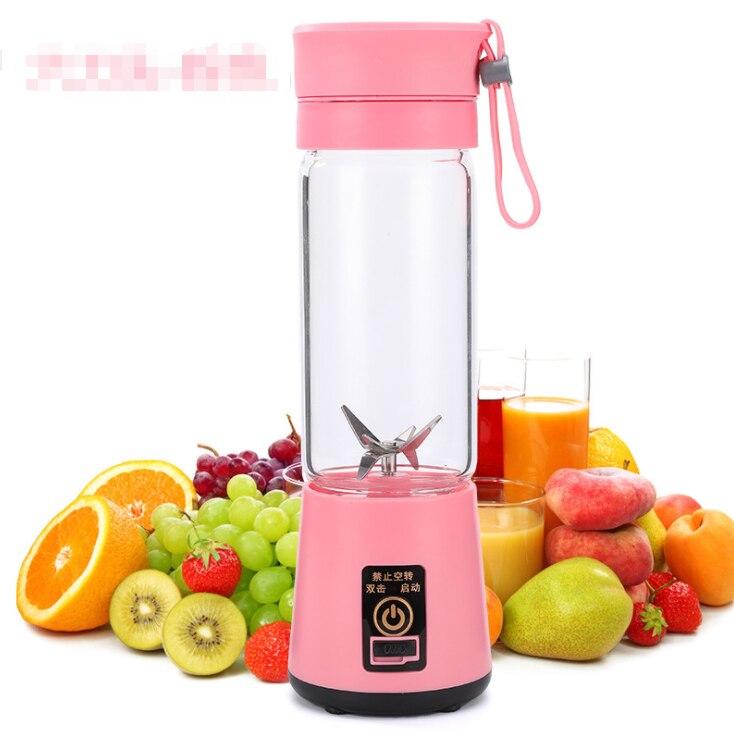 🍓 Portable Juice Blender Bottle 🥤 USB Rechargeable Mini Smoothie Maker | Perfect for Home, Gym & Travel ⚡