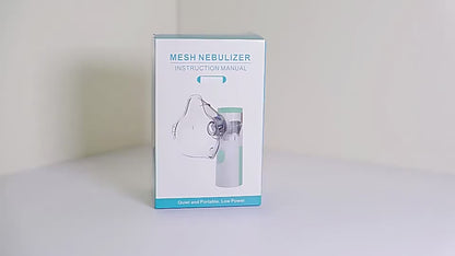 💙 Mini Portable Nebulizer 🌬️ Fast & Quiet Breathing Treatment for Adults & Children